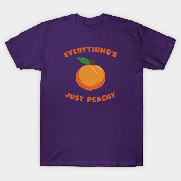 Everything's Just Peachy T-Shirt by Phil Tessier